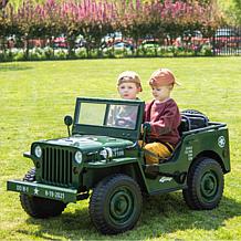 Army Truck 24V Electric Ride-On For Kids