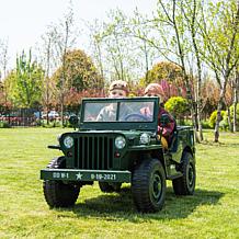 Army Truck 24V Electric Ride-On For Kids