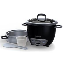Aroma ARC-743-1NGB 6-Cup Pot Style Rice Cooker - Black