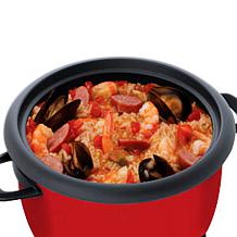 Aroma ARC-743-1NGR 6-Cup Pot Style Rice Cooker - Red