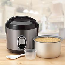 Aroma ARC-914SB 4-Cup Cool-Touch Rice Cooker, Stainless Steel