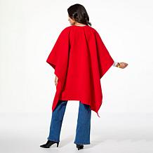 "As Is" Allison Brown NY Dramatic Cape with Mega Buttons