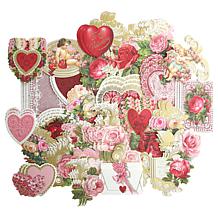 "As Is" Anna Griffin® Vintage Valentine Die-Cuts - Set of 84