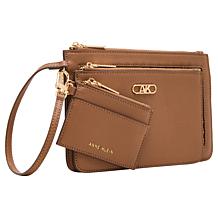 "As Is" Anne Klein 3-pc Solid Caning Wallet Set