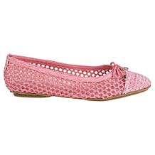 "As Is" Anne Klein Lulu-M Raffia Slip-On Ballet Flat