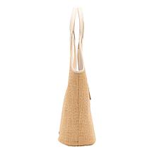 "As Is" Anne Klein Straw Tote Handbag