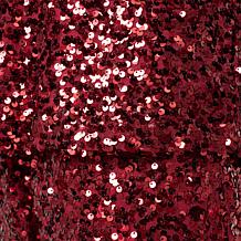 "As Is" Antthony Sequin Scoop-Neck Knit Tank