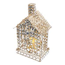 "As Is" august & leo 12.5" Jeweled House with LED Candle