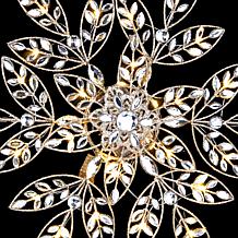 "As Is" august & leo 18" LED Jeweled Snowflake 