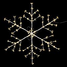 "As Is" august & leo 43” Jeweled LED Hanging Snowflake