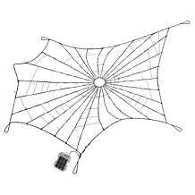 "As Is" august & leo 44.5 " LED Teardrop Crystal Spider Web