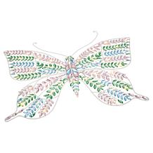 "As Is" august & leo Acrylic Jewel Butterfly Wall Light with Timer