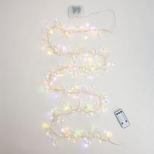 "As Is" august & leo Crystal Beaded String Lights Set of 3