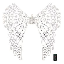 "As Is" august & leo Jeweled Lit Angel Wings