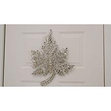 "As Is" august & leo Jeweled Maple Leaf Hanging Décor 