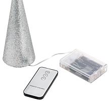 "As Is" august & leo LED Jeweled Snowflake Tree Topper