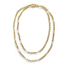 "As Is" BAUBLEBAR 39" Goldtone Figaro-Link Chain Necklace
