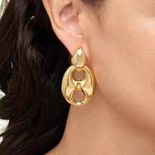 "As Is" Bellezza Bronze Mariner-Link Drop Earrings
