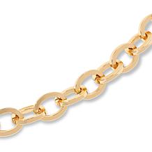 "As Is" Bellezza Bronze Oval-Link Convertible Necklace