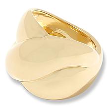 "As Is" Bellezza Bronze Polished Double Bombe Ring