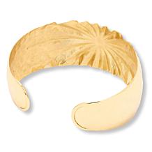 "As Is" Bellezza Bronze Starburst Hammered Cuff