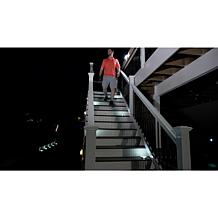 "As Is" Bell+Howell 8-pack 14-LED Solar Color-Changing Disk Lights