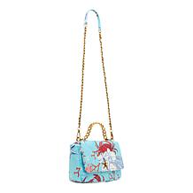 "As Is" Betsey Johnson Quilted Flap Crossbody Bag with Handle