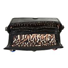 "As Is" Betsey Johnson Rise to the Occasion Bejeweled Crossbody Han...