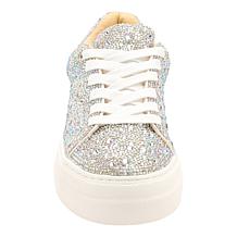 "As Is" Betsey Johnson Sidny Rhinestone or Faux Pearl Platform Sneaker