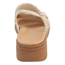 "As Is" BZees Fiona Machine Washable Strappy Wedge Sandal
