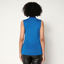 "As Is" C Wonder Baby Ruffle Mock-Neck Tank Top