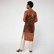 "As Is" C Wonder by Christian Siriano Sequin Mix Tunic