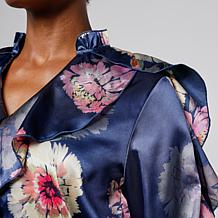 "As Is" C Wonder Chiffon Drama Ruffle Blouse