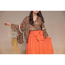 "As Is" C Wonder Chiffon Drama Top