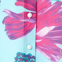 "As Is" C Wonder Drama Topper with Side Slits