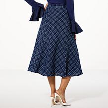 "As Is" C Wonder Tweed A-Line Midi Skirt