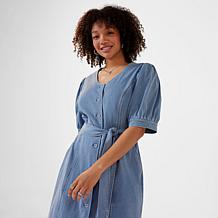 "As Is" C Wonder Wonder Stretch Knit Denim Dress