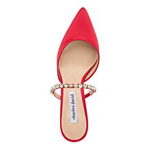 "As Is" Charles by Charles David Adelynn Pointed Slip-On Mule Pumps