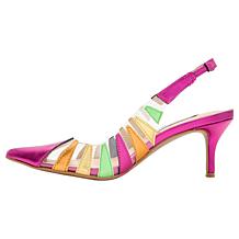 "As Is" Charles by Charles David Alon Clear Cut-Out Slingback Pump