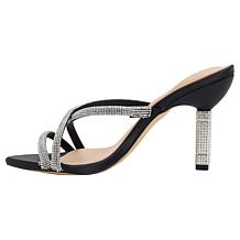 "As Is" Charles by Charles David Carolyn Strappy Rhinestone Dress S...