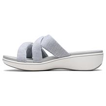 "As Is" Clarks Cloudsteppers BreezeRae Cam Slide Sandal