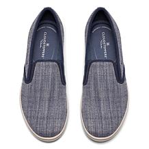 "As Is" Clarks Cloudsteppers BreezeSky Zoe Casual Canvas Slip-On Shoe