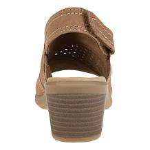 "As Is" Clarks Collection Emily 2 Mist Leather Slingback Sandal