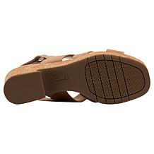 "As Is" Clarks Collection Nerisa Grace Modern Casual Wedge Sandal