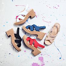 "As Is" Clarks Collection Nerisa Grace Modern Casual Wedge Sandal