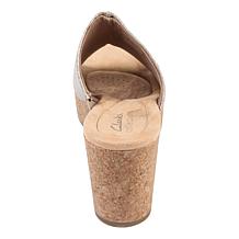 "As Is" Clarks Collection Nerisa Vine Nubuck Wedge Sandal
