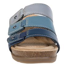 "As Is" Clarks Colltn Calenne Lily Heritage Casual Leathr Wedge Sandal