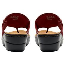 "As Is" Clarks Merliah2 Kyla Flower Wedge Sandal