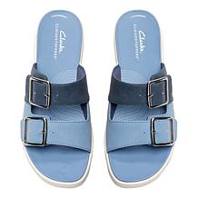 "As Is" CLOUDSTEPPERS™ by Clarks Drift Buckle Slide Sandal