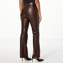 "As Is" Colleen Lopez Faux Leather Bootcut Pant